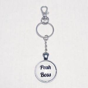 Posh Boss Keychain/Handbag Charm Antique Copper